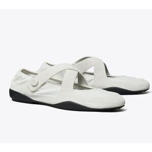 Tory Burch Romy Sport Mary Jane Sneakers White Size 10